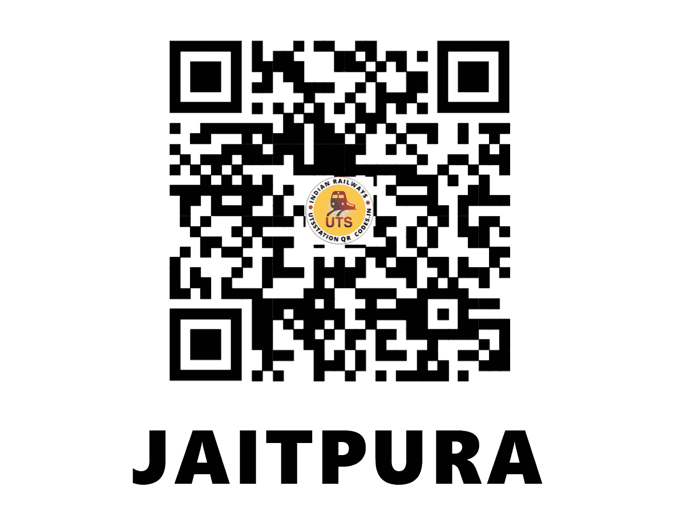 UTS QR Code for JAITPURA - JATP - NC (UTTAR PRADESH)